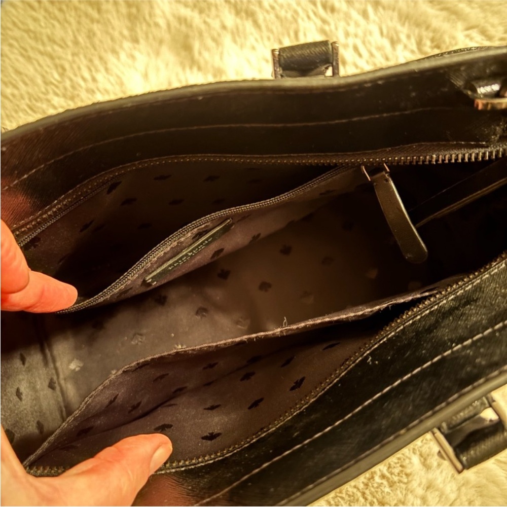 GUC Kate Spade Black Glitter Satchel - Picture 5 of 7